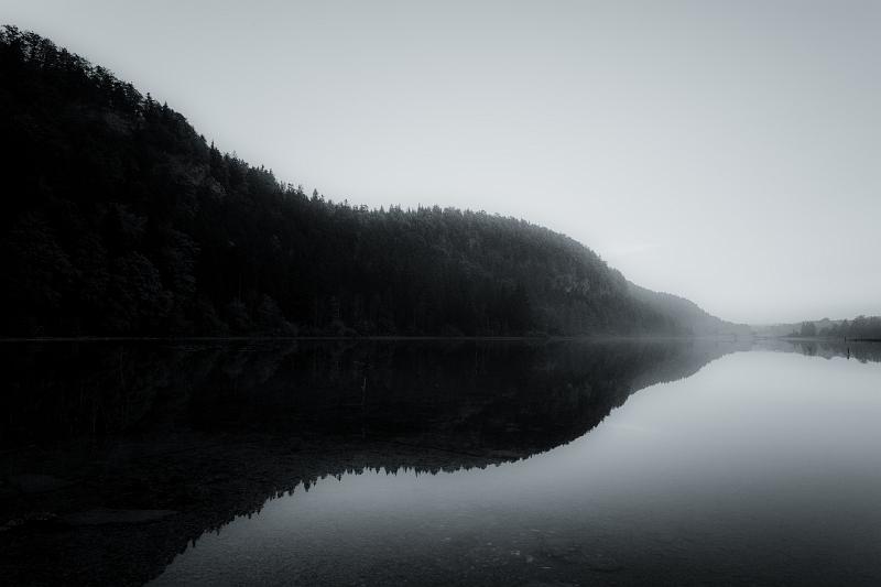 2018_05_06_Jura (0046_b-w).jpg - Lac d'Etival, Jura (Mai 2018)